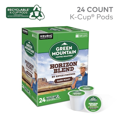 Green Mountain Coffee Roasters Horizon Blend Hot & Iced Coffee Keurig® K-Cup® Pods, Dark Roast, 24 Pods/Box (5000379575)