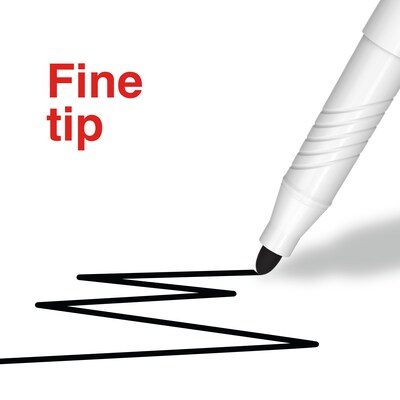 Staples Remarx Dry Erase Marker, Fine Tip, Assorted, 8/Pack (ST62934)