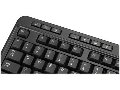 Adesso WKB-1320CB Wireless Keyboard and Optical Mouse Combo, Black