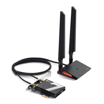 TP-Link BE9300 Wi-Fi 7 5760 Mbps Tri-Band PCIe Wireless Adapter (ARCHER TBE550E)