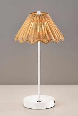 Adesso Stevie LED Table Lamp, White (4082-02)