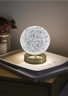 Tech Mod LED Circle Crystal Lamp