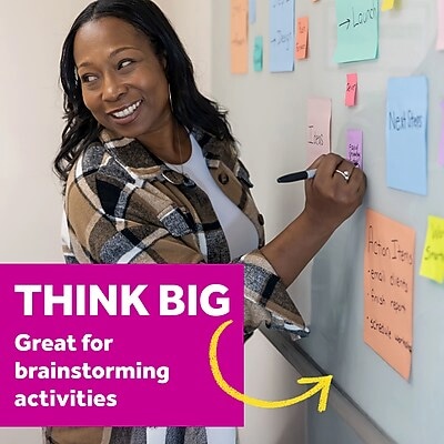 Post-it Super Sticky Big Notes, 8" x 8", Fresh Mint, 30 Sheet/Pad, 1 Pad (BN-8MT)