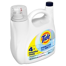 Tide Hygienic Clean HE Liquid Laundry Detergent, Unscented, 94 loads, 132 oz. (12218)