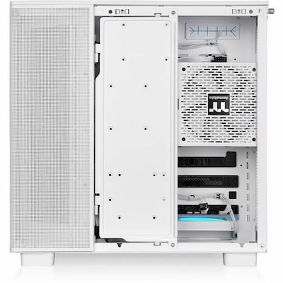 Thermaltake View 380 XL TG ARGB ATX Mid-Tower Computer Case, Snow (CA-11E-00M6WN-00)