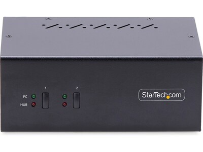 StarTech P2DD46A2-KVM-SWITCH USB DisplayPort 2-Port Dual-Monitor KVM Switch