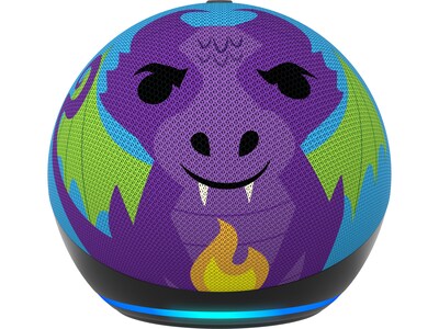 Amazon Echo Dot (5th Gen) Kids Bluetooth, Wi-Fi Wireless Smart Speaker, Dragon (B09B96PMLY)