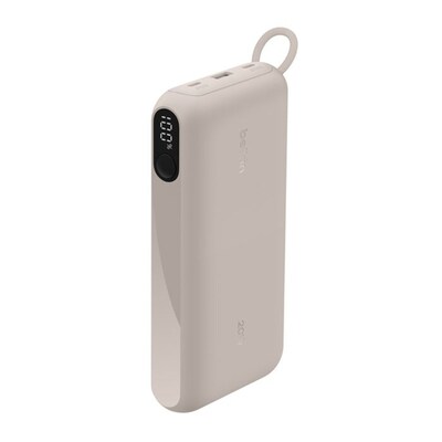 Belkin BoostCharge Power Bank, 20K, Sand (BPB028FQSD)