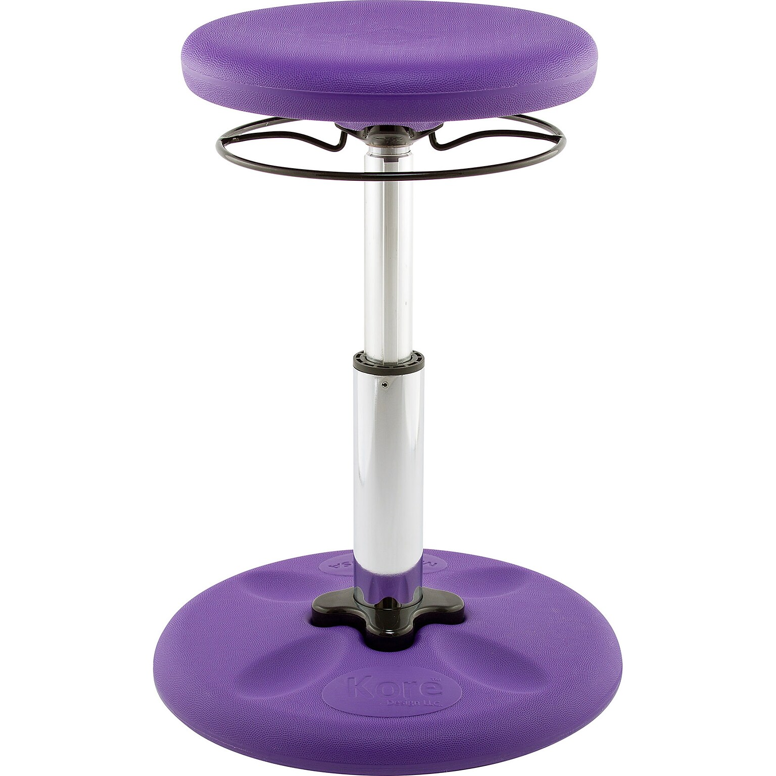 Kore Design Kids Adjustable Standard Wobble Chair 14 to 19, Purple (KD-3107)