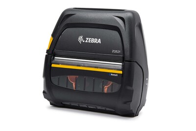 Zebra ZQ521Direct Thermal Label/Receipt Printer 4.09” Wide (203dpi), USB/Bluetooth/Wi-Fi, Black