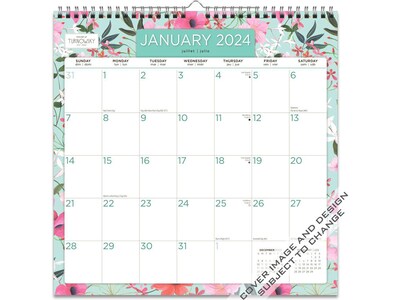 2024 BrownTrout House of Turnowsky Flower Shop 12 x 12 Monthly Wall Calendar (9781975466831)