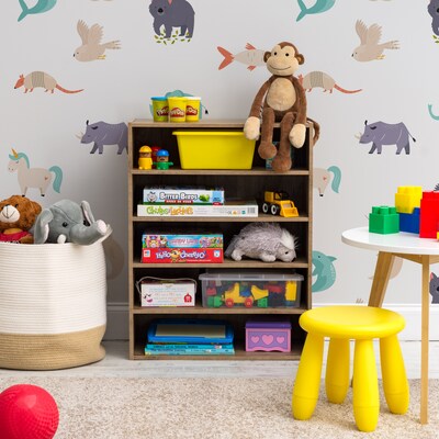 Iris 31.51" 5-Shelf Bookcase, Brown (596986)