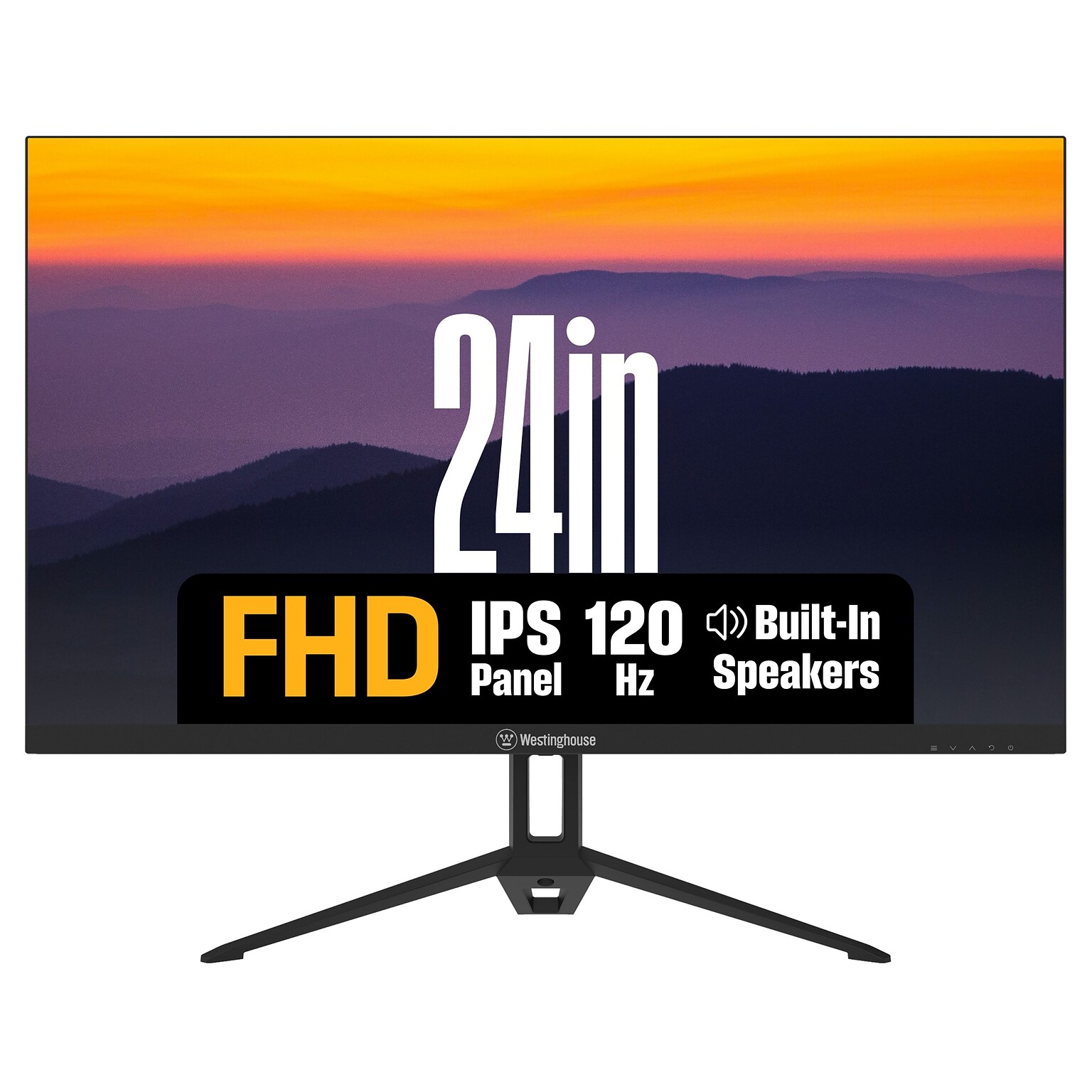 Westinghouse 24 FHD 120Hz LED Adaptive-Sync Monitor, HDR, Built-In Speakers, Black (WH24FA9600)