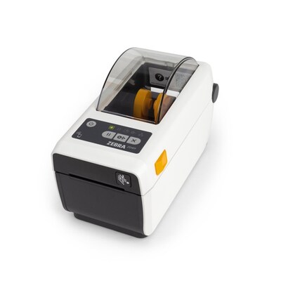 Zebra ZD4AH22-D01W01EZ ZD400 Series Direct Thermal POS Printer, Bluetooth 4.0/USB/USB-A/Wi-Fi, White/Black