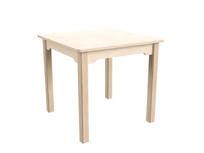 Flash Furniture Bright Beginnings Hercules Square Table, 23.5" x 23.5", Beech (MK-ME088009-GG)