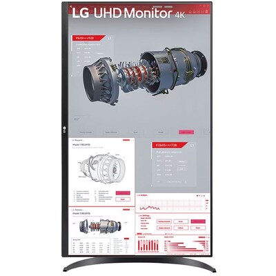 LG 32" 4K Ultra HD 100 Hz LCD Monitor, Black (32BR55U-B)