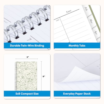 2027 Blue Sky 5" x 8" Weekly & Monthly Planner (164263)