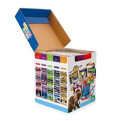 Beanstalk Books Decodable Readers, Real World Readers Boxed Set, 60/Set