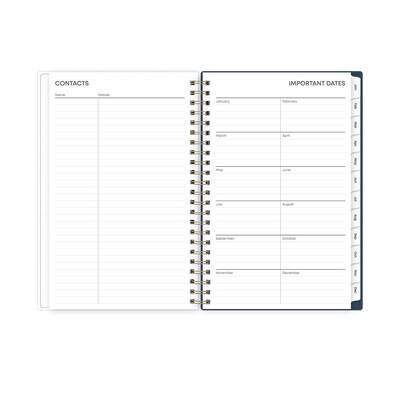 2026 Blue Sky Ashlyn 5" x 8" Calendar Year Weekly & Monthly Planner, Plastic Cover, Multicolored (143958-26)