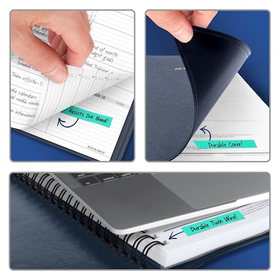 2027 AT-A-GLANCE 8.25" x 11" Weekly Appointment Book, Faux Leather Cover, Navy (70-950-20-27)
