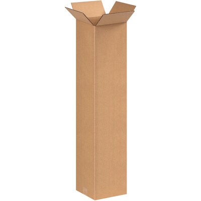 8 x 8 x 36 Shipping Boxes, 32 ECT, Brown, 25/Bundle (8836)