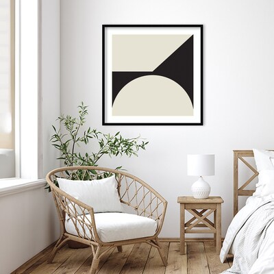 Amanti Art Minimal Max Mod I by The Creative Bunch Studio Wood Framed Wall Art Print, 33 x 33 (A42