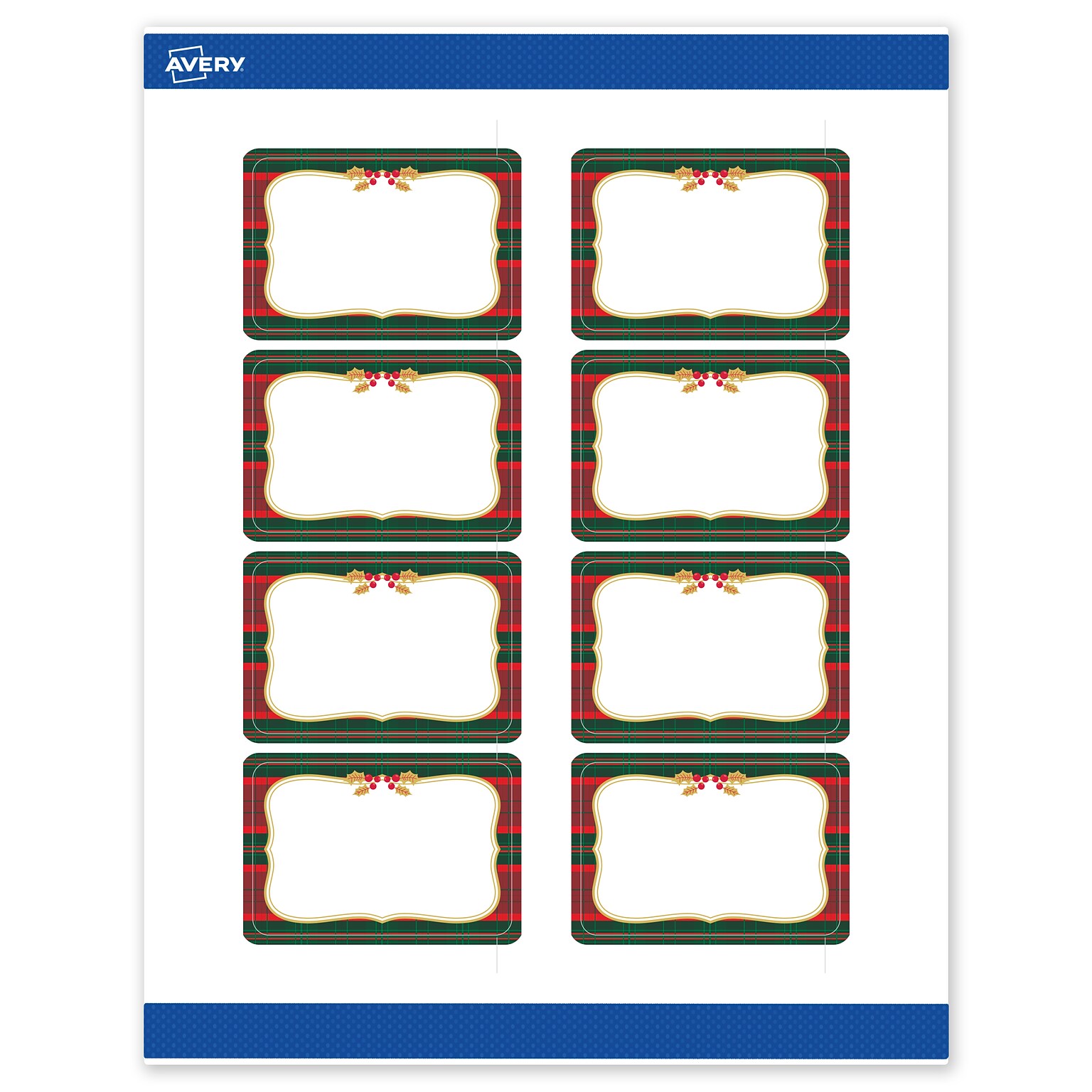 Avery Rectangle Multipurpose Labels, 2 x 3, White, 80/Pack (19479370516)