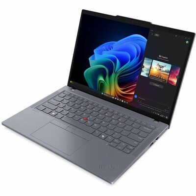 Lenovo ThinkPad T14 Gen 6 14" AI Laptop, Copilot+ PC, AMD Ryzen AI 5 PRO 340, 2.0 GHz, 16GB RAM, 256GB SSD, Windows 11 Pro, Gray