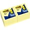 Post-it Pop-up Notes, 3 x 3, Canary Yellow, 100 Sheets/Pad, 12 Pads/Pack (R330-YW)