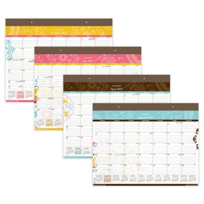 2027 AT-A-GLANCE Suzani 21.75" x 17" Monthly Desk Pad Calendar (SK17-704-27)
