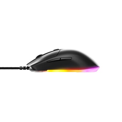 SteelSeries Rival 3 Gen 2 Ergonomic Optical USB Gaming Mouse, Black (62702)