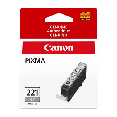 Canon 221 Gray Standard Yield Ink Cartridge (2950B001)