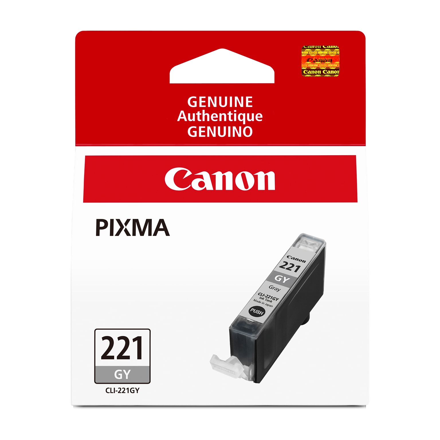 Canon 221 Gray Standard Yield Ink Cartridge (2950B001)