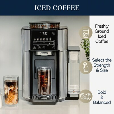 DeLonghi TrueBrew Single-Serve & Automatic Drip Coffee Maker, Stainless Steel CAM51025M