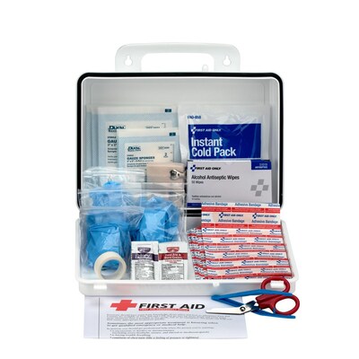 PhysiciansCare 135 pc. First Aid Kit, 25 People, White (60002)