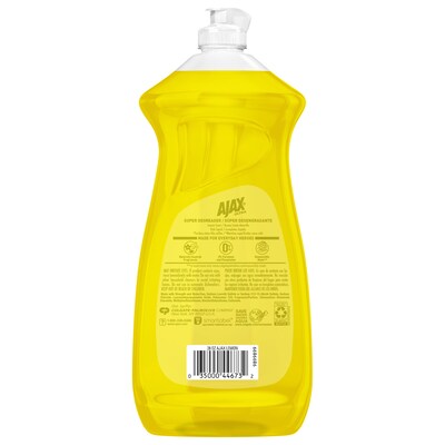 Ajax Liquid Dish Soap Lemon, 28 oz., 9/Carton (144673CT)