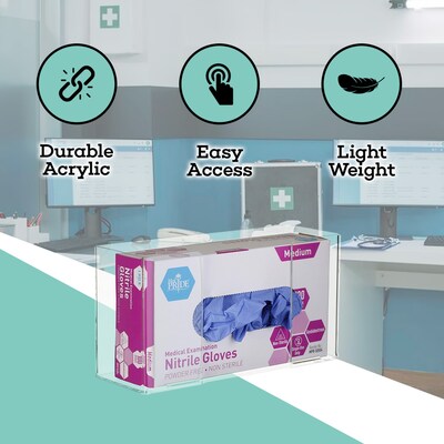 Viva Comfort Glove Dispenser, Clear, 2/Pack (ADI902-01-MK-2PK)