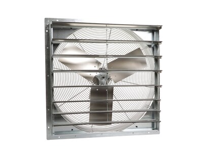 TPI Corporation CE-DS 30 Wall Fan, 2-Speed, Galvanized Gray (07986502)