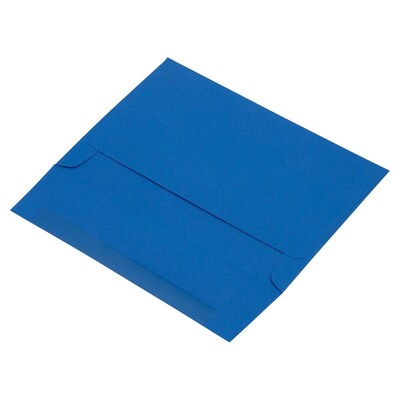 JAM Paper A8 Invitation Envelope 5 1/2" x 8 1/8", Presidential Blue, 50/Pack (563916908I)