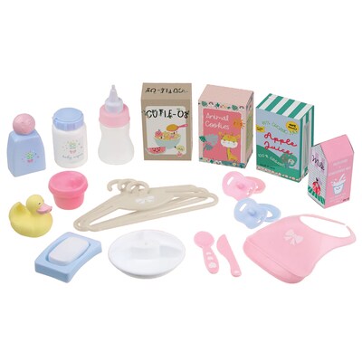 JC Toys For Keeps! Baby Doll Essentials Accessory Bag, 29/Set (BER81102)