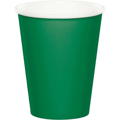Creative Converting Touch of Color Paper Cups, Emerald Green, 240/Carton (56112B)