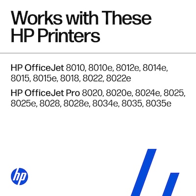 HP 910XL/910 Black High Yield and Cyan/Magenta/Yellow Standard Yield Ink Cartridge, 4/Pack (3JB41AN#140)