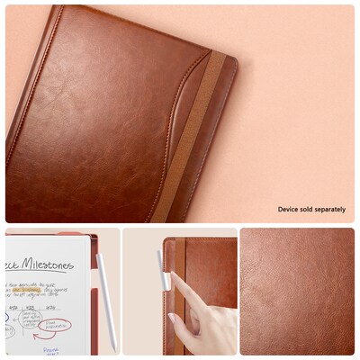 SaharaCase Indy Series Bi-Fold Folio Case for reMarkable Paper Pro, Espresso (TB00434)