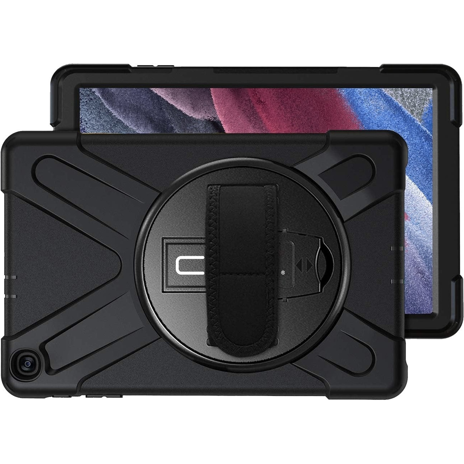 CODi Polycarbonate/Silicone 8.7 Rugged Case for Samsung Galaxy Tab A7 Lite, Black  (C30705062)
