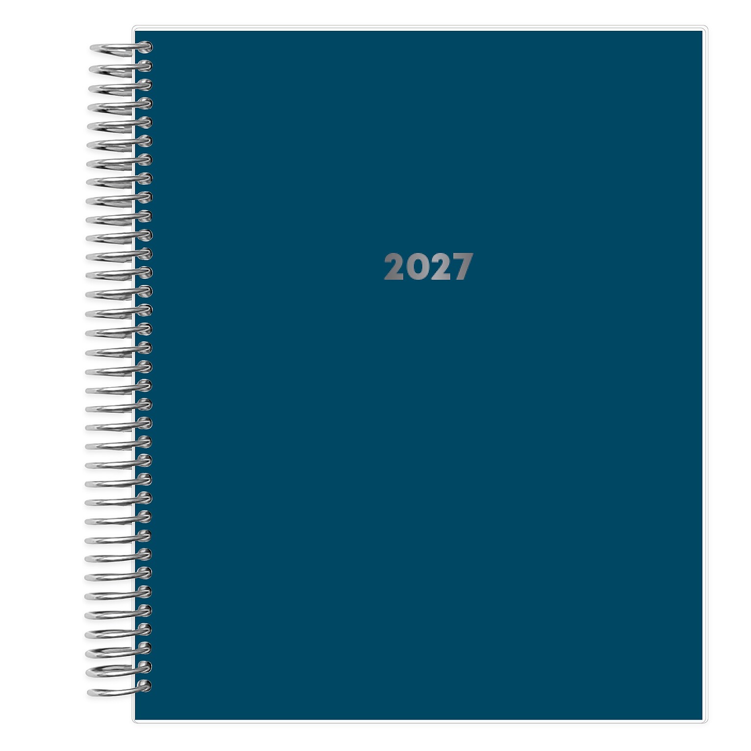 2027 Blue Sky Livewell 7 x 9 Calendar Year Weekly & Monthly Planner, Plastic Cover, Navy (161836)