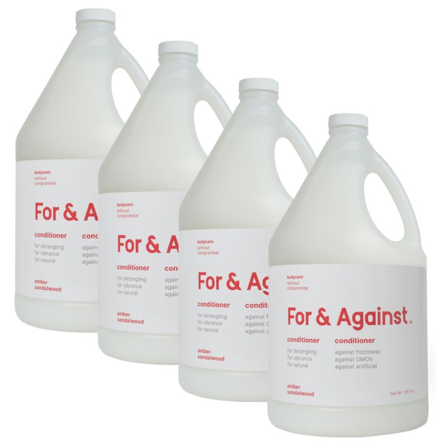 Petra For & Against Conditioner, Amber Sandalwood Scent, 128 oz., 4 Gallons/Carton (FNA600)