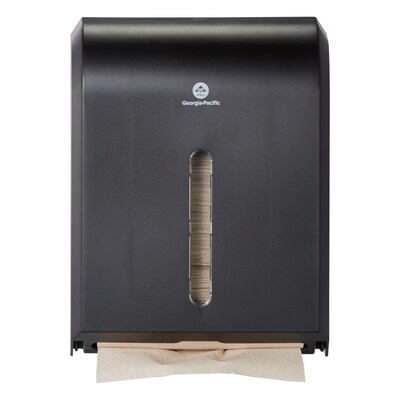 Georgia-Pacific Combi-Fold Vista Folded Paper Towel Dispenser, Black (56650A)