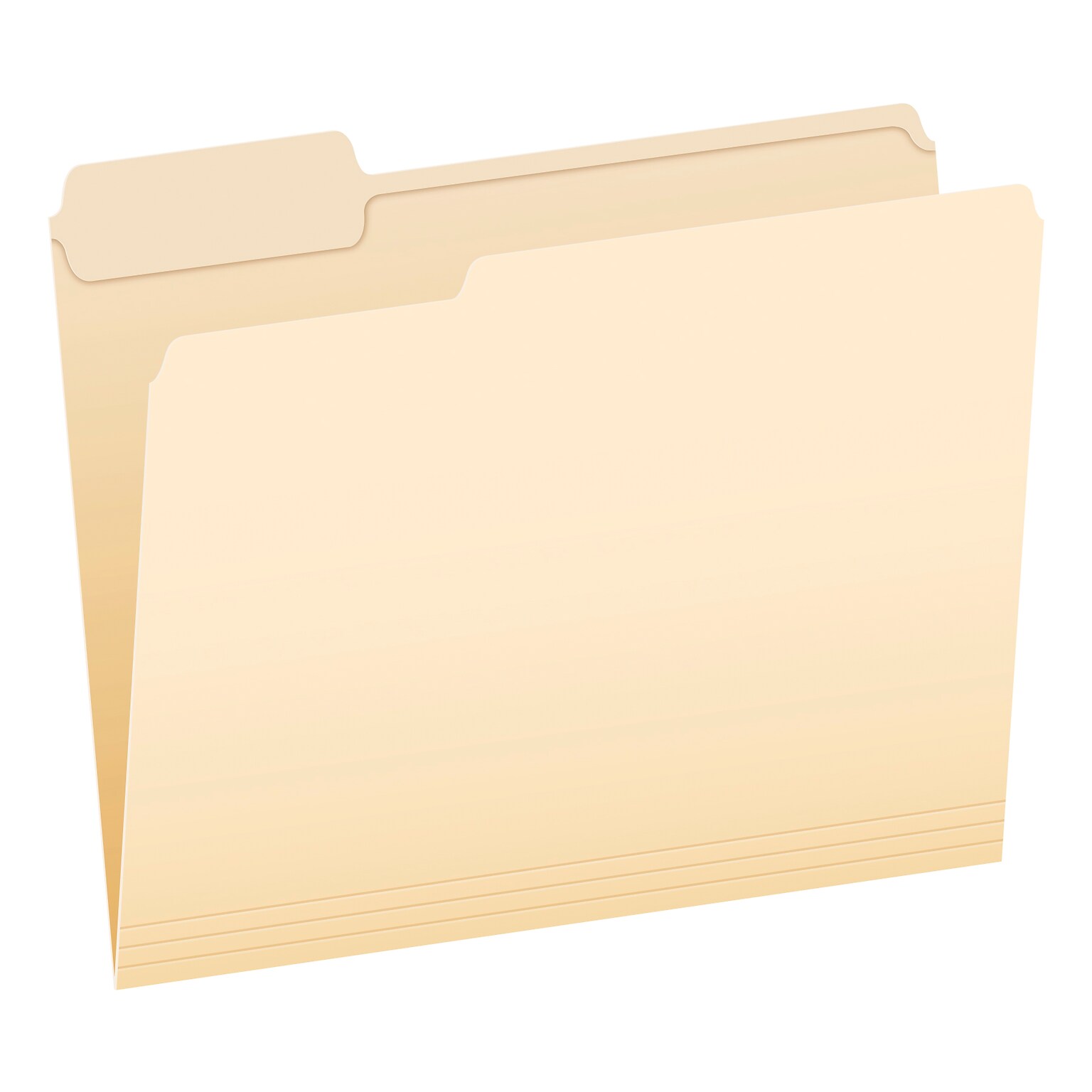 Pendaflex File Folder, 1-Tab, Left Position, Letter Size, Manila, 100/Box (R752 1/3-1)