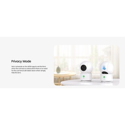 aosu Wireless Smart Security Camera, White (C2E2BH11)