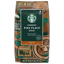 Starbucks Pike Place Beans Coffee, Medium Roast, 16 oz. (11017854)